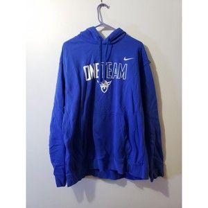 Nike Sweatshirt Blue Hoodie 'ONE TEAM' - Men's Size XXL 2XL - Worn 1x